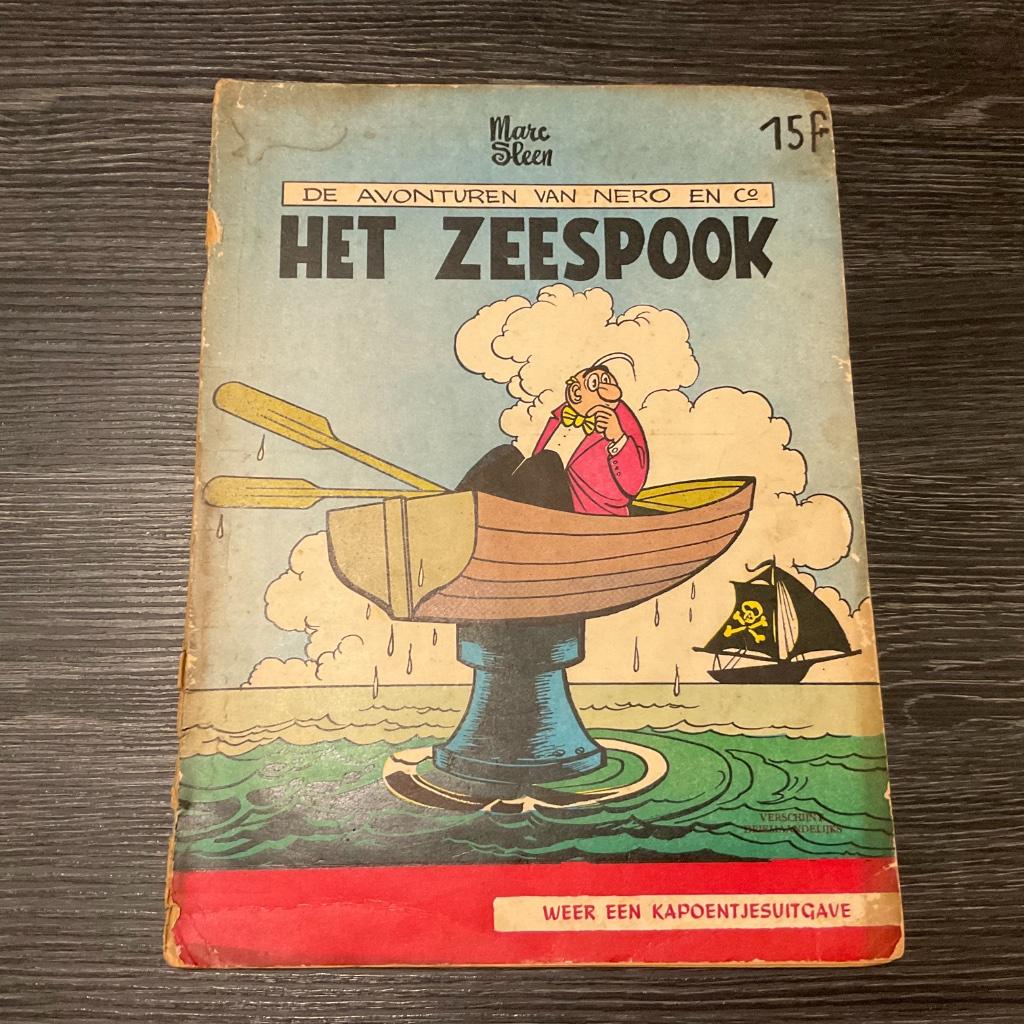 Nero Het zeespook 1ste druk Marc Sleen, Boeken, Stripverhalen, Eén stripboek, Ophalen of Verzenden, Gelezen, Marc Sleen