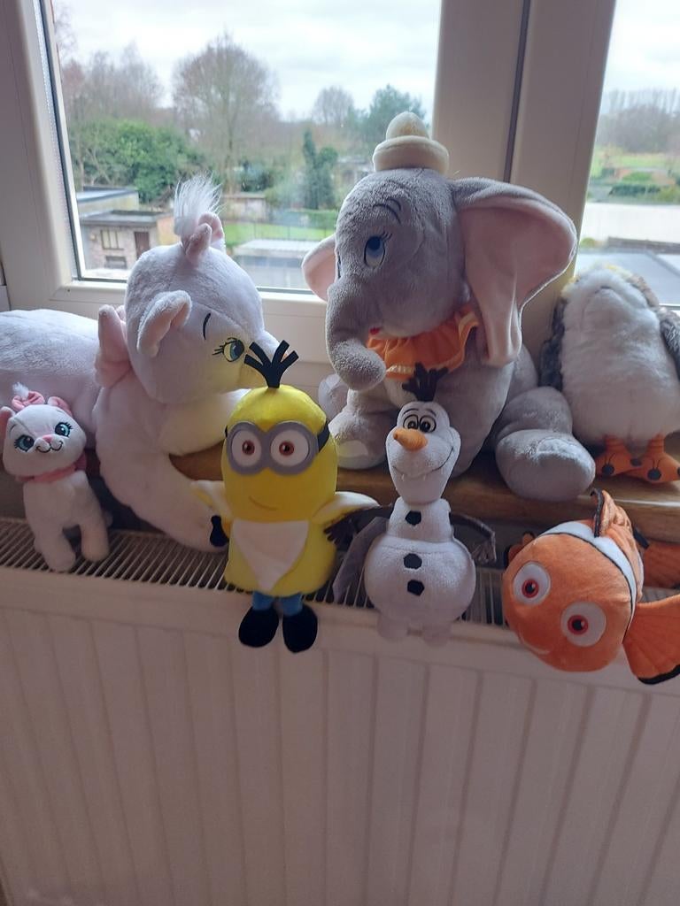 6 knuffels Disney & Star Wars, Ophalen, Gebruikt, Olifant