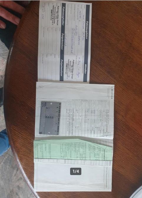 Toyota HDJ80 papieren, bj 1998, duits, Ophalen