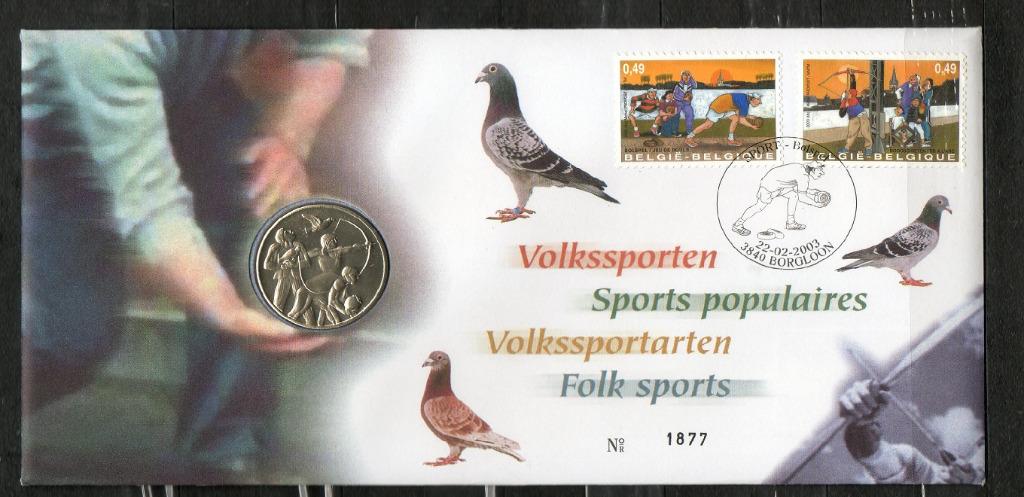 Année 2003 : 3157-3158 - Numisletter : Sports populaires, Enlèvement ou Envoi