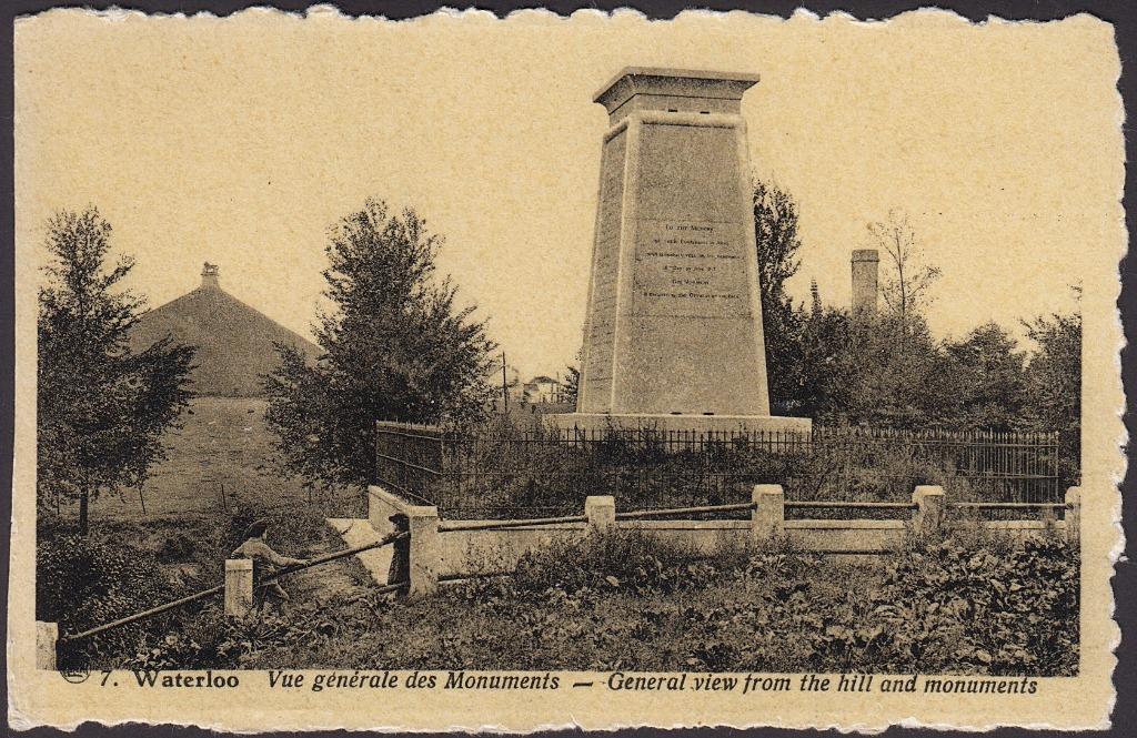 BELGIQUE - Waterloo : Vue générale des Monuments, Envoi, Non affranchie, Brabant Wallon