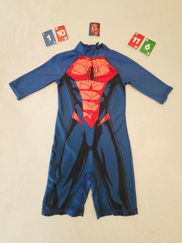 H&M Spiderman UV-zwempak maat 110-116 (Nr. 2), Kinderen en Baby's, Kinderkleding | Kinder-zwemkleding, Gebruikt, UV-zwemkleding