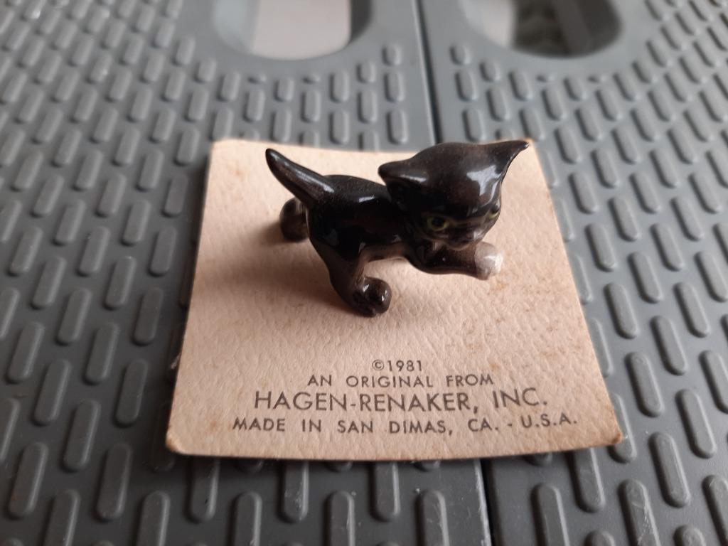 figurine de chat Hagen-Renaker Inc., Collections, Statues & Figurines, Utilisé, Autres types, Enlèvement ou Envoi