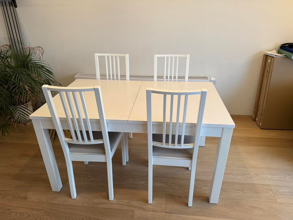 Table extensible IKEA, Maison & Meubles, Enlèvement, Utilisé, 4 à 6 chaises