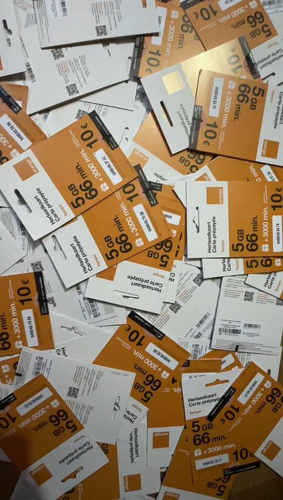 Carte sim Orange (Lire description), Télécoms, Cartes prépayées & Cartes SIM, Enlèvement, Neuf, Autres fournisseurs, Carte prépayée