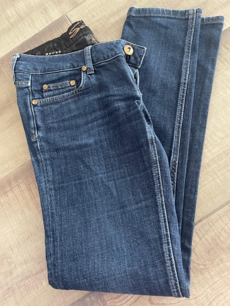 Seven Dames jeans blauw M27, Blauw, Ophalen of Verzenden, Zo goed als nieuw, W28 - W29 (confectie 36)