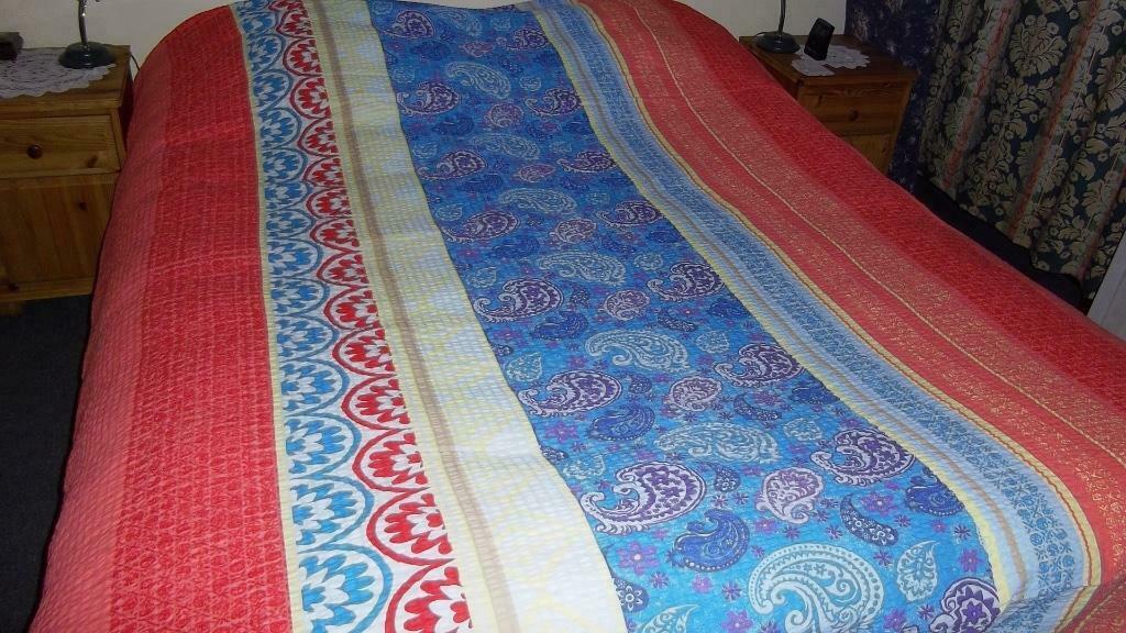 Housse de couette en coton Crinkle 260 x 240 cm, + taies d'o, Enlèvement ou Envoi, Deux personnes, Housse de couette