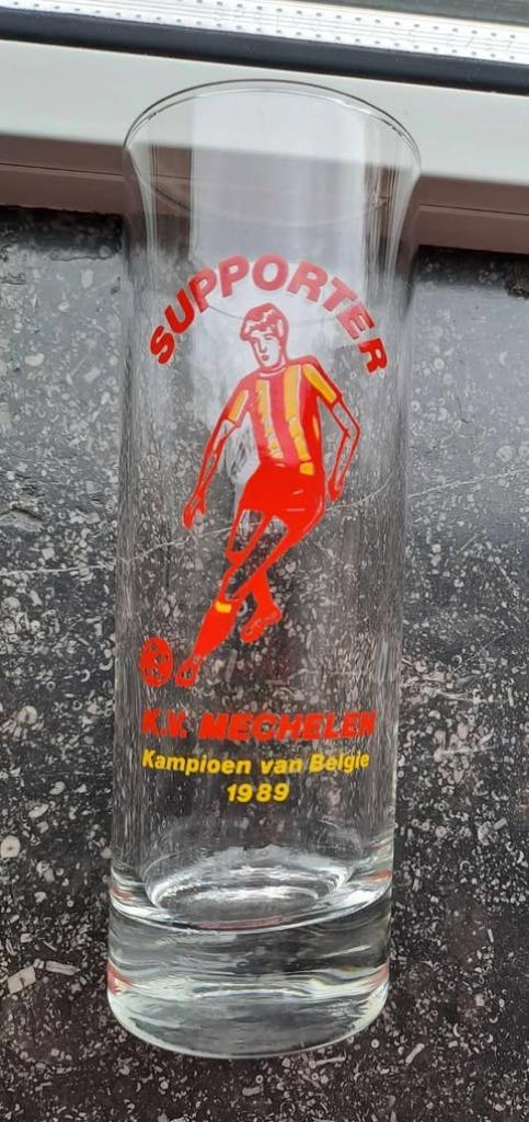 kV MECHELEN - supporter - verre à bière, Collections, Enlèvement