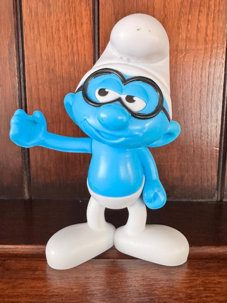 smurf Burgerking (2016), Verzamelen, Smurfen, Ophalen of Verzenden, Zo goed als nieuw, Brilsmurf, Poppetje, Figuurtje of Knuffel