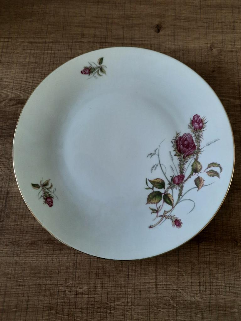 Vintage bord bohemia rozen, Enlèvement ou Envoi