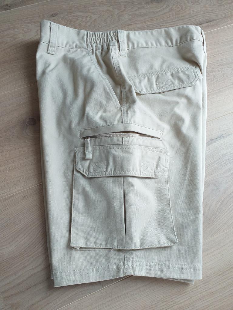 Bermuda homme neuf - taille 42 (tour de taille : 84 cm), Beige, Nieuw, Overige maten, Ophalen of Verzenden