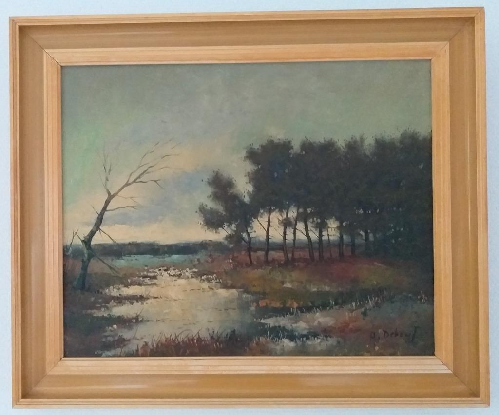 schilderij Andries Debeuf, Antiek en Kunst, Ophalen of Verzenden