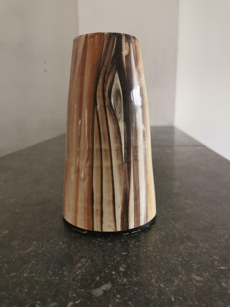Vase keramiek made in italy 18 cm, Antiek en Kunst, Ophalen of Verzenden