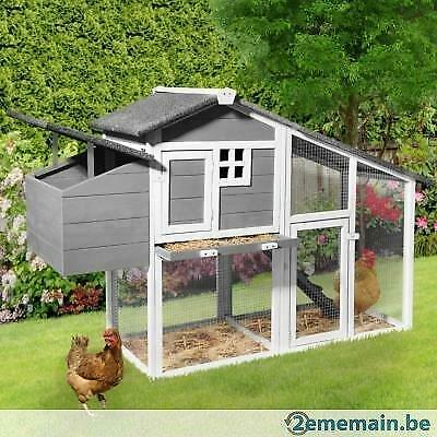 Poulailler abri poule caille coq volaille clapier lapin  XXL, Verzenden, Nieuw