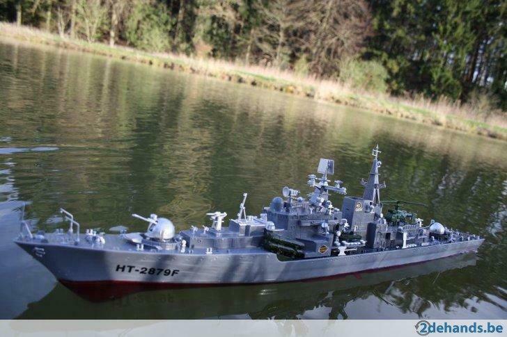 Zeer Gedetailleerd Op Afstand Bestuurbaar Slagschip RC DUKE, Nieuw