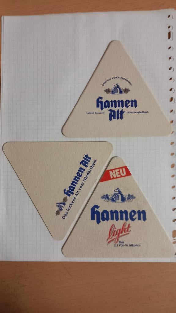 Bierviltjes Hannen (788), Ophalen of Verzenden, Zo goed als nieuw