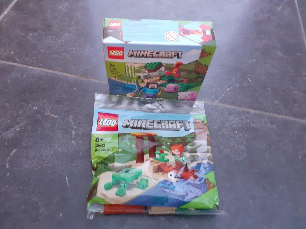 LEGO Minecraft De Creeper Hinderlaag - 21177 en 30432, Ophalen of Verzenden, Nieuw, Complete set, Lego