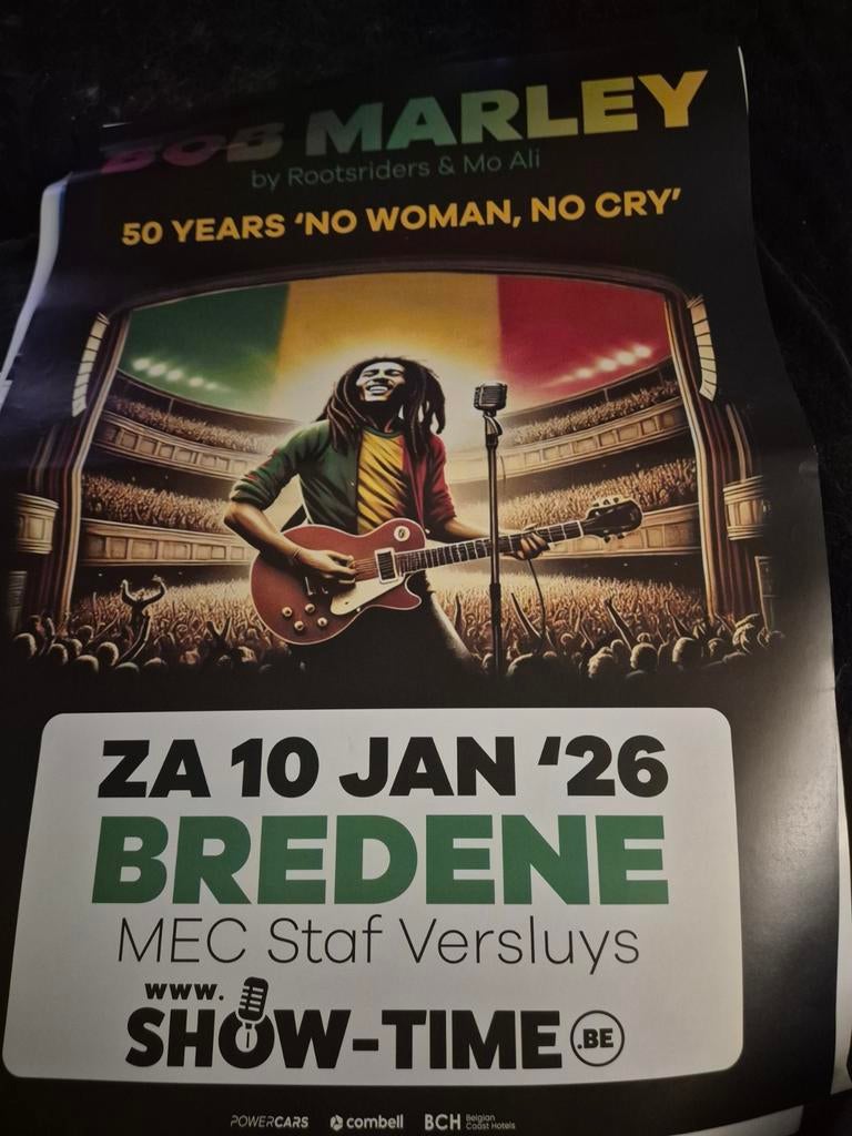 Affiche bob Marley, Verzamelen, Ophalen of Verzenden