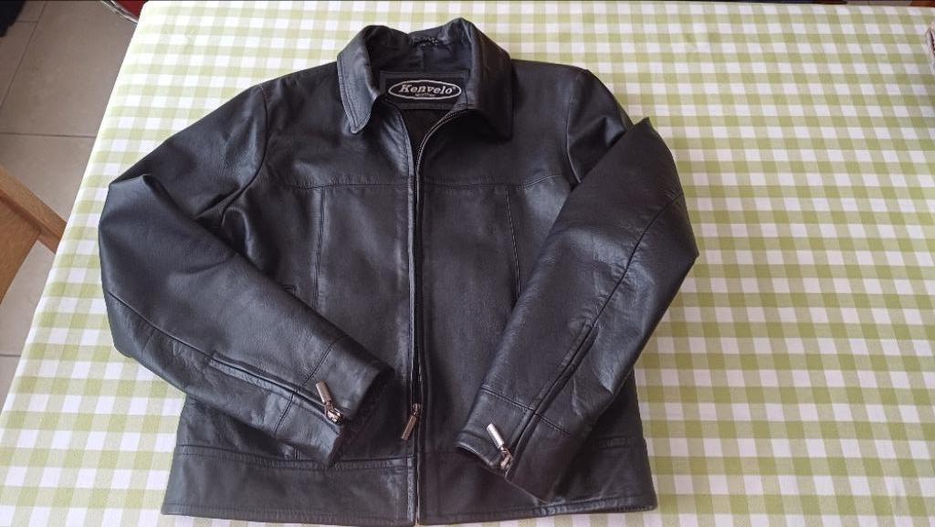 zwart kort lederen vestje dames, Ophalen of Verzenden, Gedragen, Maat 38/40 (M), Zwart