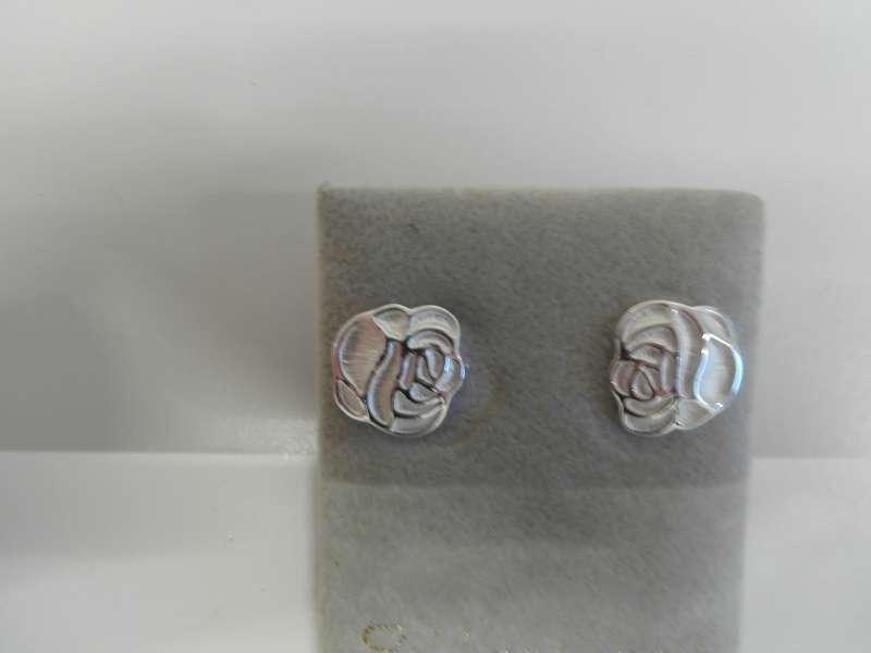 Set oorringen, Handtassen en Accessoires, Oorbellen, Ophalen, Overige materialen, Gebruikt, Wit