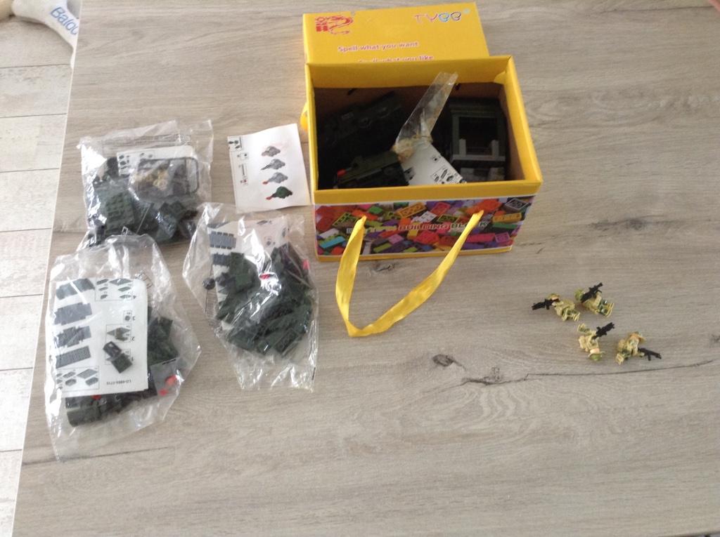 Mega Bloks leger set doos, Ophalen of Verzenden, Zo goed als nieuw, Megabloks