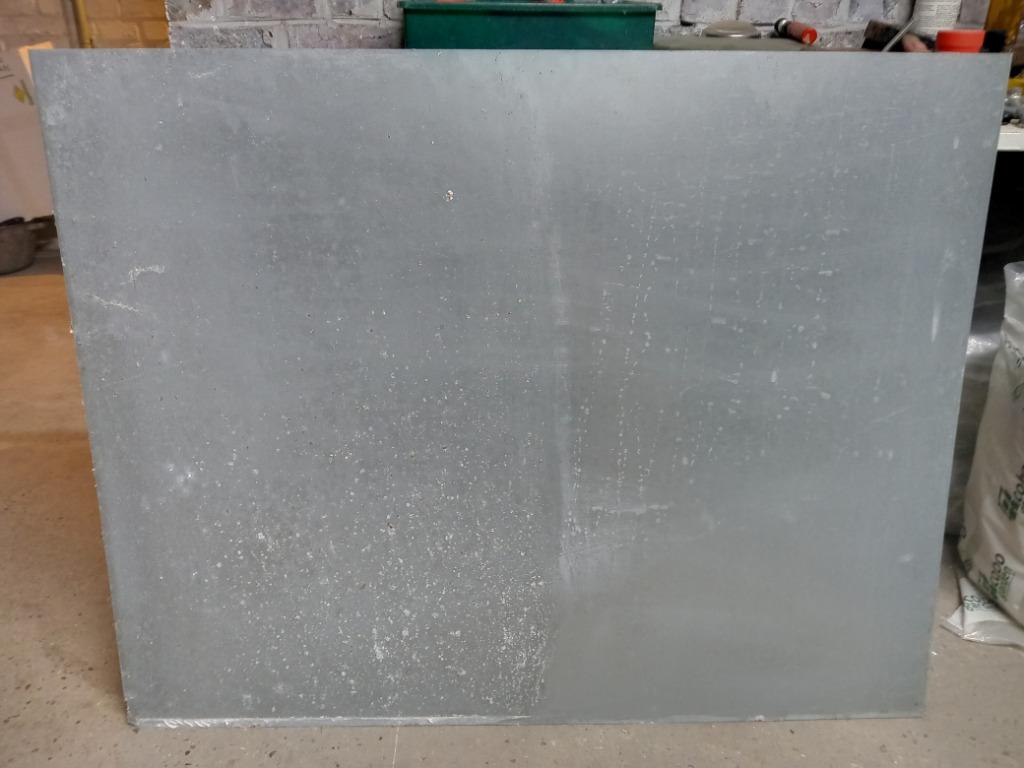Plaat vlak 80cm x100 cm ijzer verzinkt, Ophalen, Nieuw, IJzer
