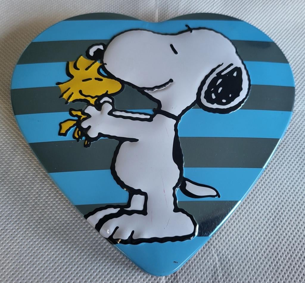 Boîte à chocolat en métal Snoopy, cœur, Enlèvement ou Envoi, Snoopy, Comme neuf