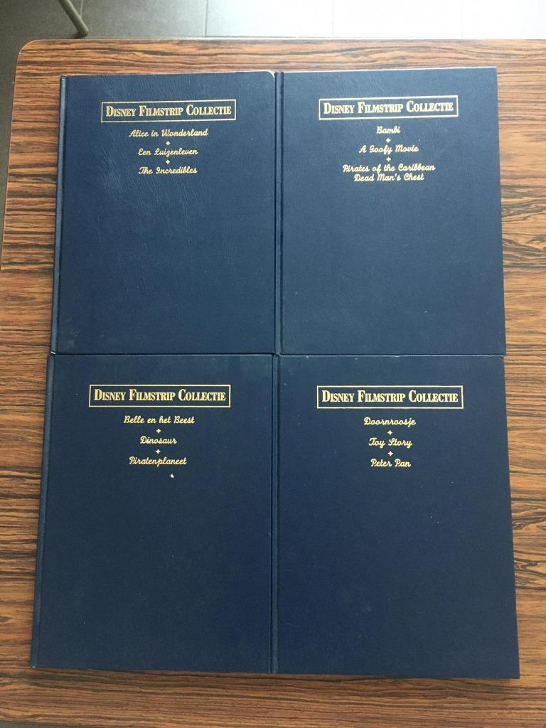 4 Disney Filmstrip Collectie Hard Cover, Boeken, Meerdere stripboeken, Ophalen of Verzenden, Zo goed als nieuw, Walt Disney