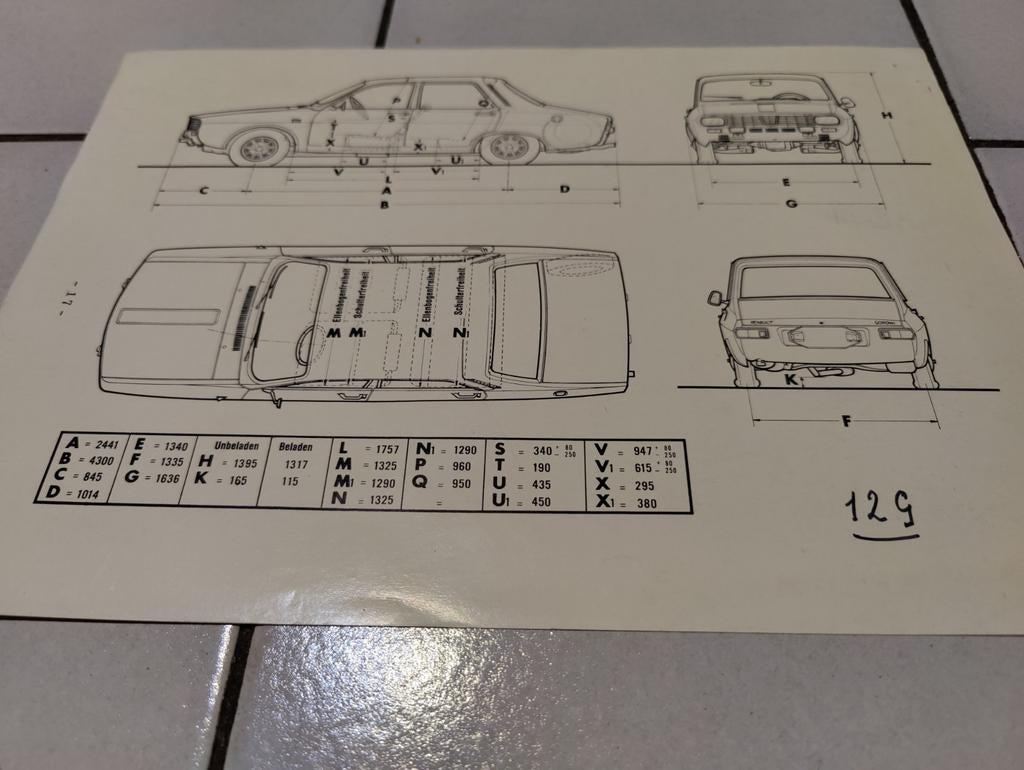 RENAULT 12 Gordini fiche, Enlèvement ou Envoi