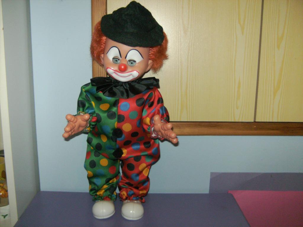 Oude clown pop., Ophalen of Verzenden, Gebruikt, Pop