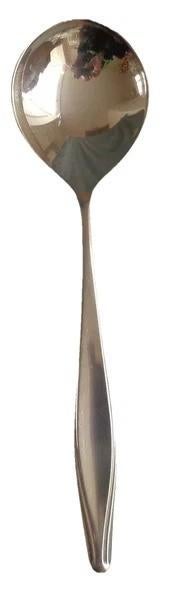 WMF 90 Brussel 5500 Verzilverde Saladelepel 19,6cm, Verzenden, Zo goed als nieuw, Zilver, Los bestek