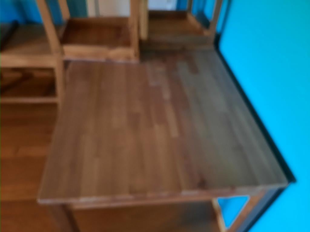 Ikea tafel en stoelen, 100 tot 150 cm, Gewoon, Ophalen of Verzenden, Zo goed als nieuw