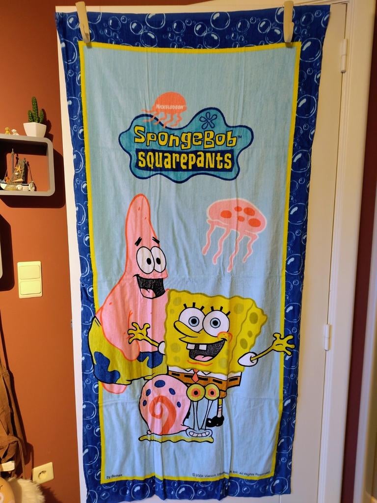Strandlaken van Spongebob Squarepants 76 X 152 cm, Ophalen of Verzenden