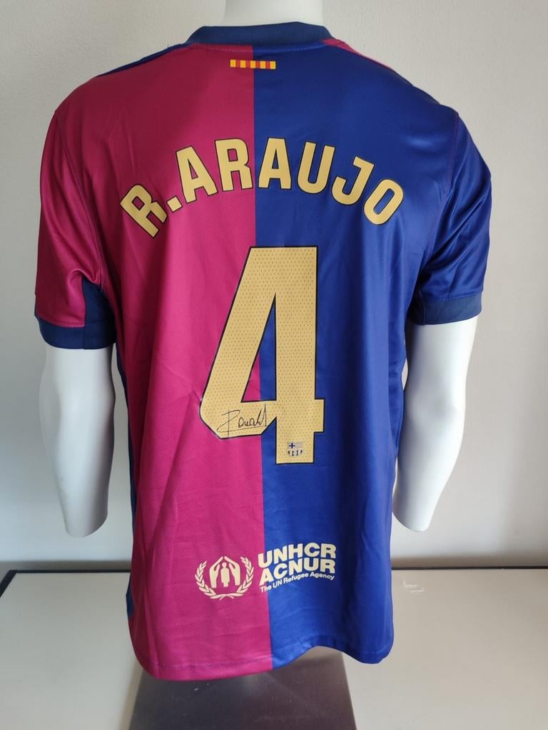 Ronald Araujo gesigneerd fc Barcelona shirt met coa, Ophalen of Verzenden, Nieuw, Shirt