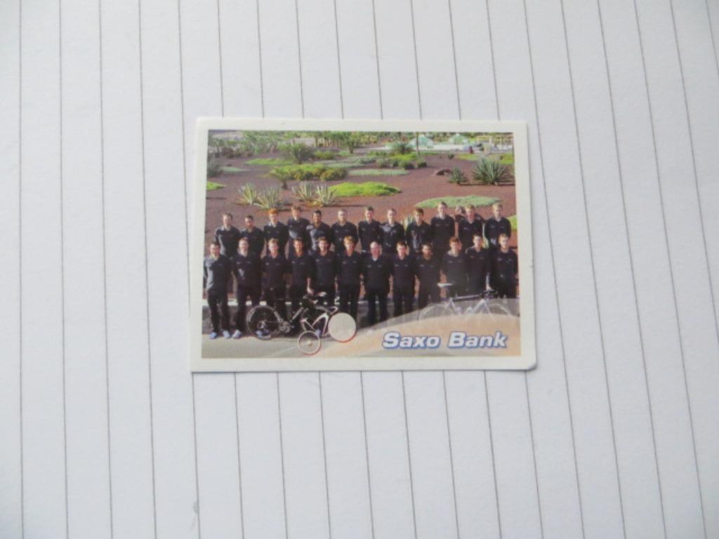 Sticker Sprint 2010 : Ploegfoto Team Saxo Bank - 324, Verzamelen, Ophalen of Verzenden, Nieuw, Sport