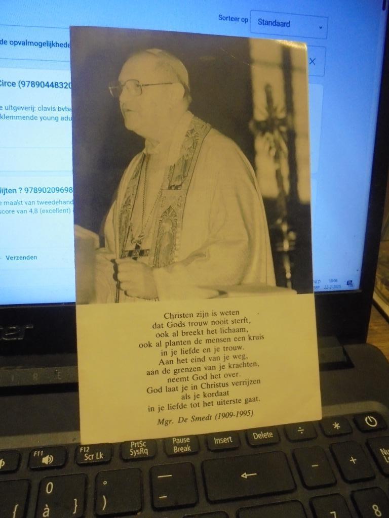 Mgr De Smedt, Verzamelen, Ophalen of Verzenden, Gebruikt, Prent