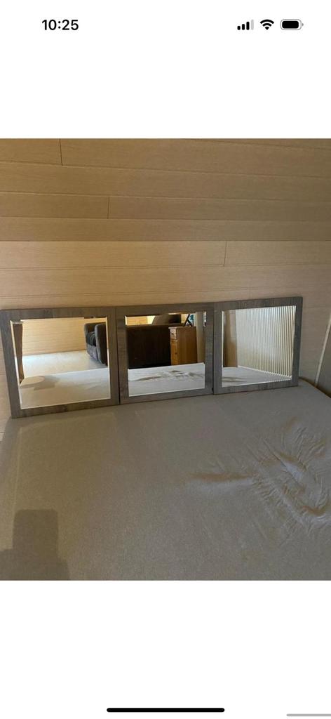 3 spiegels met houten frame, Doe-het-zelf en Bouw, Raamkozijnen en Schuifdeuren, Ophalen, Zo goed als nieuw