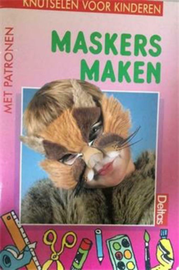 Maskers maken, knutselen voor kinderen, Ophalen of Verzenden, Gelezen