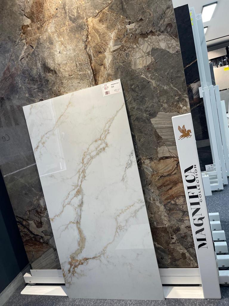 🚨Carrelage 60x120 marbré GOLD POLI RECTIFIÉ 1er choix ❗️, Neuf