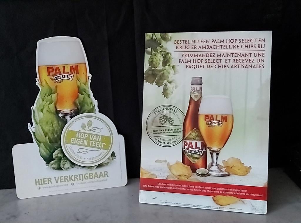Palm hop select stikker en bordje, Verzamelen, Ophalen of Verzenden, Zo goed als nieuw, Palm