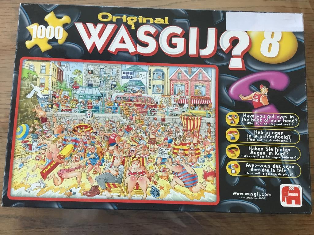 Puzzel Jumbo 1000 stukjes Wasgij original 8, Ophalen of Verzenden, 500 t/m 1500 stukjes, Gebruikt, Legpuzzel