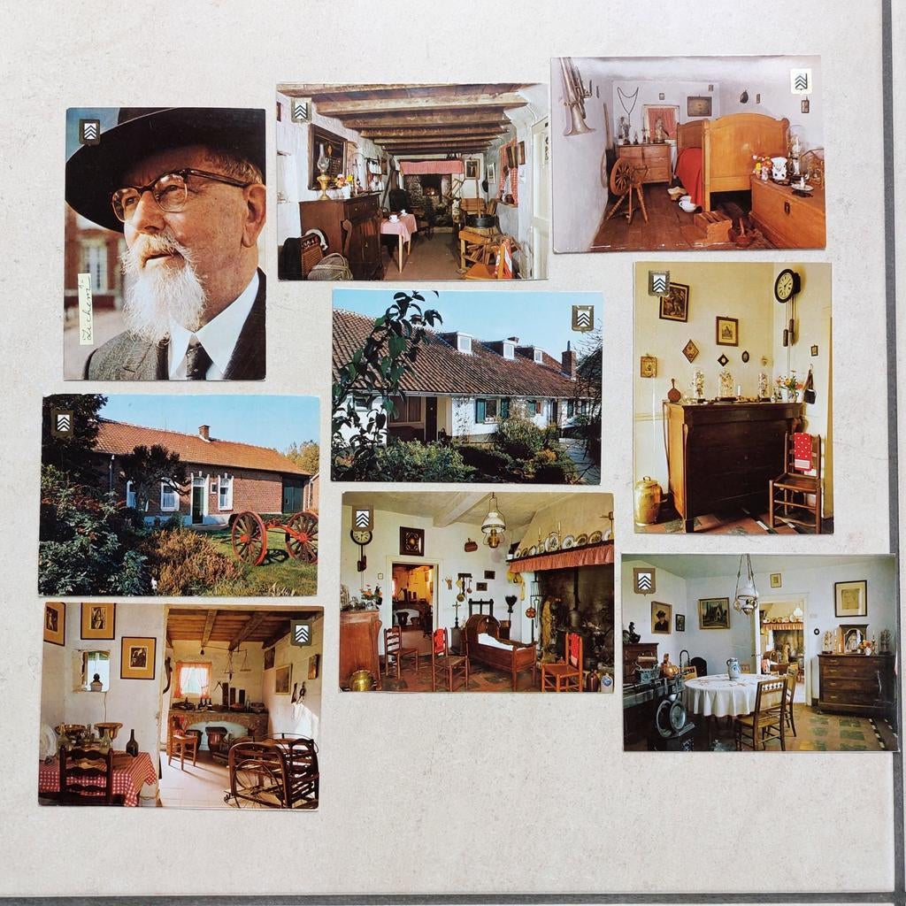 9 postkaarten Zichem, Verzamelen, Ophalen of Verzenden