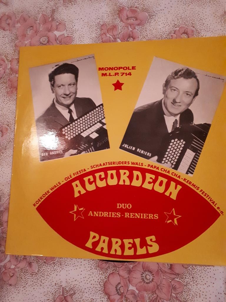 Lp plaat ANDRIES RENIERS accordeon, CD & DVD, Vinyles | Autres Vinyles, Enlèvement ou Envoi, Utilisé