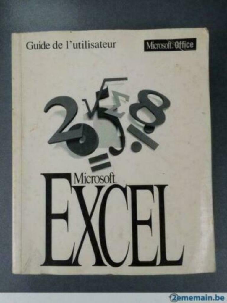 Guide de l'utilisateur Microsoft Excel de Microsoft Office, Boeken, Ophalen of Verzenden, Gelezen, Software