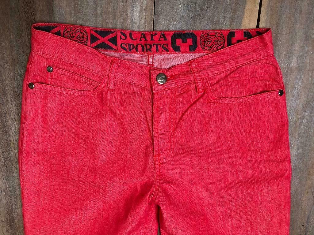 Scapa Sports "denim" jeans roze rood fuchsia W28, Overige kleuren, Scapa Sports, Verzenden, W28 - W29 (confectie 36)