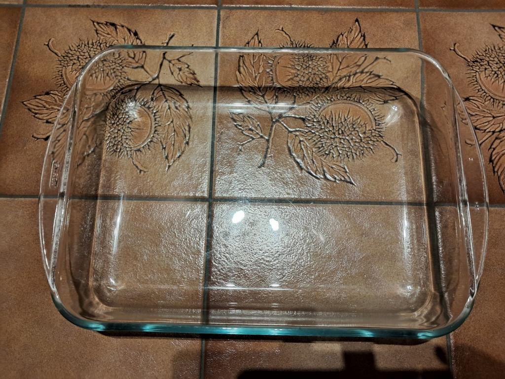 Plat rectangulaire Pyrex, Maison & Meubles, Enlèvement ou Envoi, Utilisé, Verre, Récipient(s)