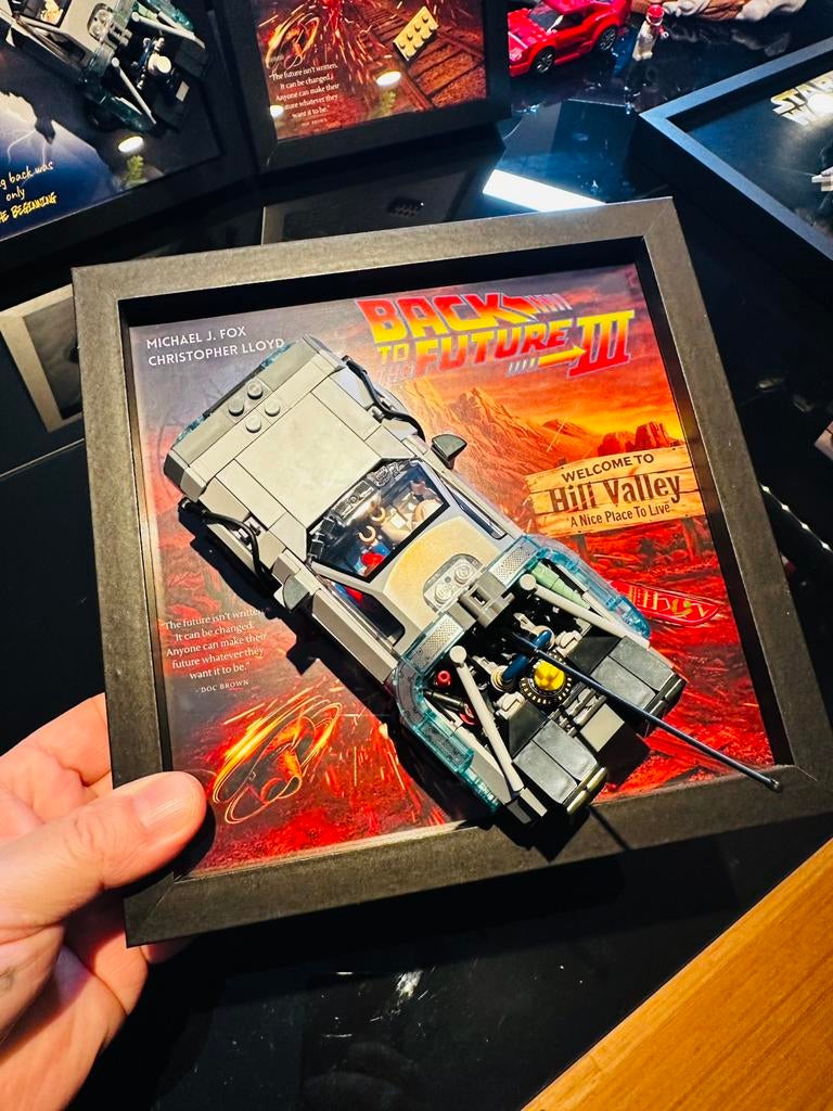 Lego DeLorean - Back to the Future III-compatibel frame, Kinderen en Baby's, Speelgoed | Duplo en Lego, Ophalen of Verzenden, Zo goed als nieuw