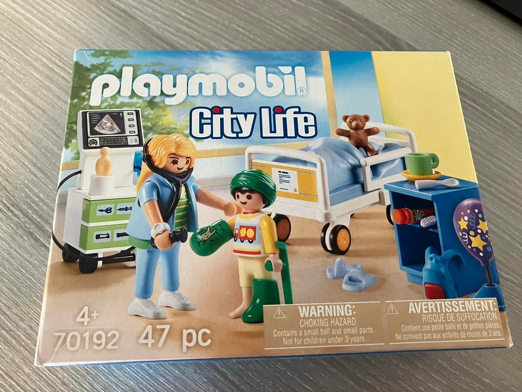 Playmobil chambre hôpital pédiatrique, Ophalen, Zo goed als nieuw