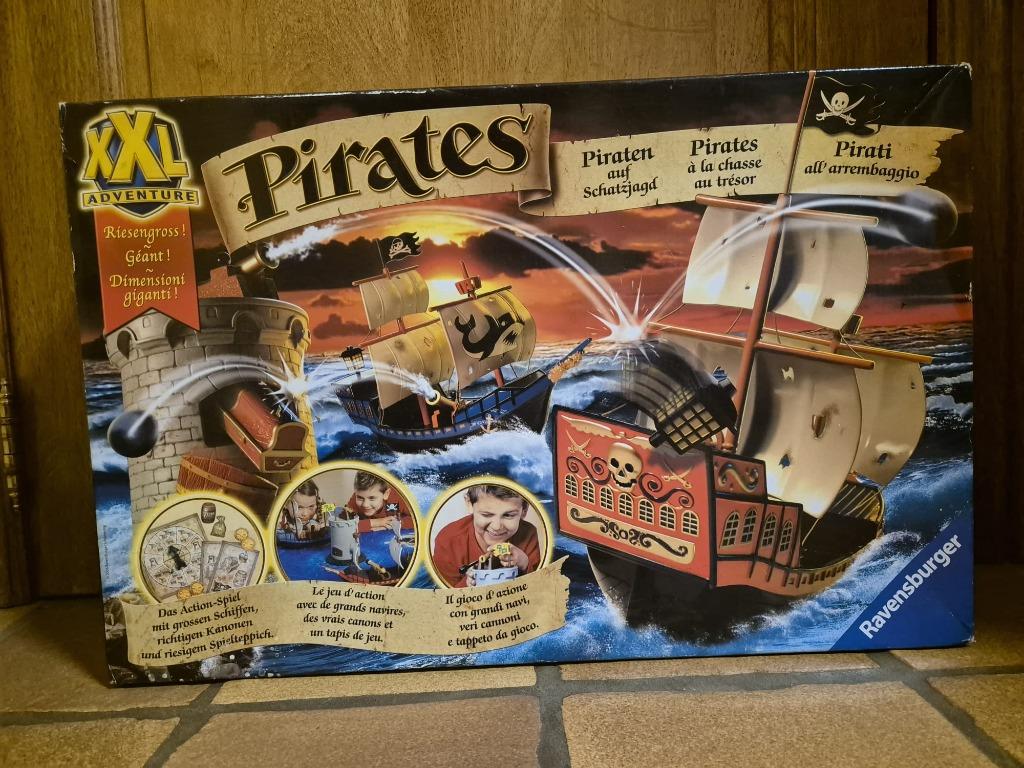 Jeu de société/d'action "Pirates à la chasse au trésor", Trois ou quatre joueurs, Enlèvement ou Envoi, Comme neuf, Ravensburger