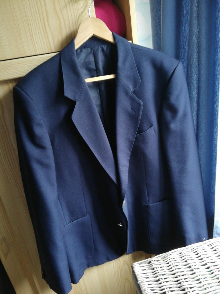 Blazer homme bleu marine. Apollon. J. L. Guttmann. Taille L., Enlèvement ou Envoi, Comme neuf, Bleu